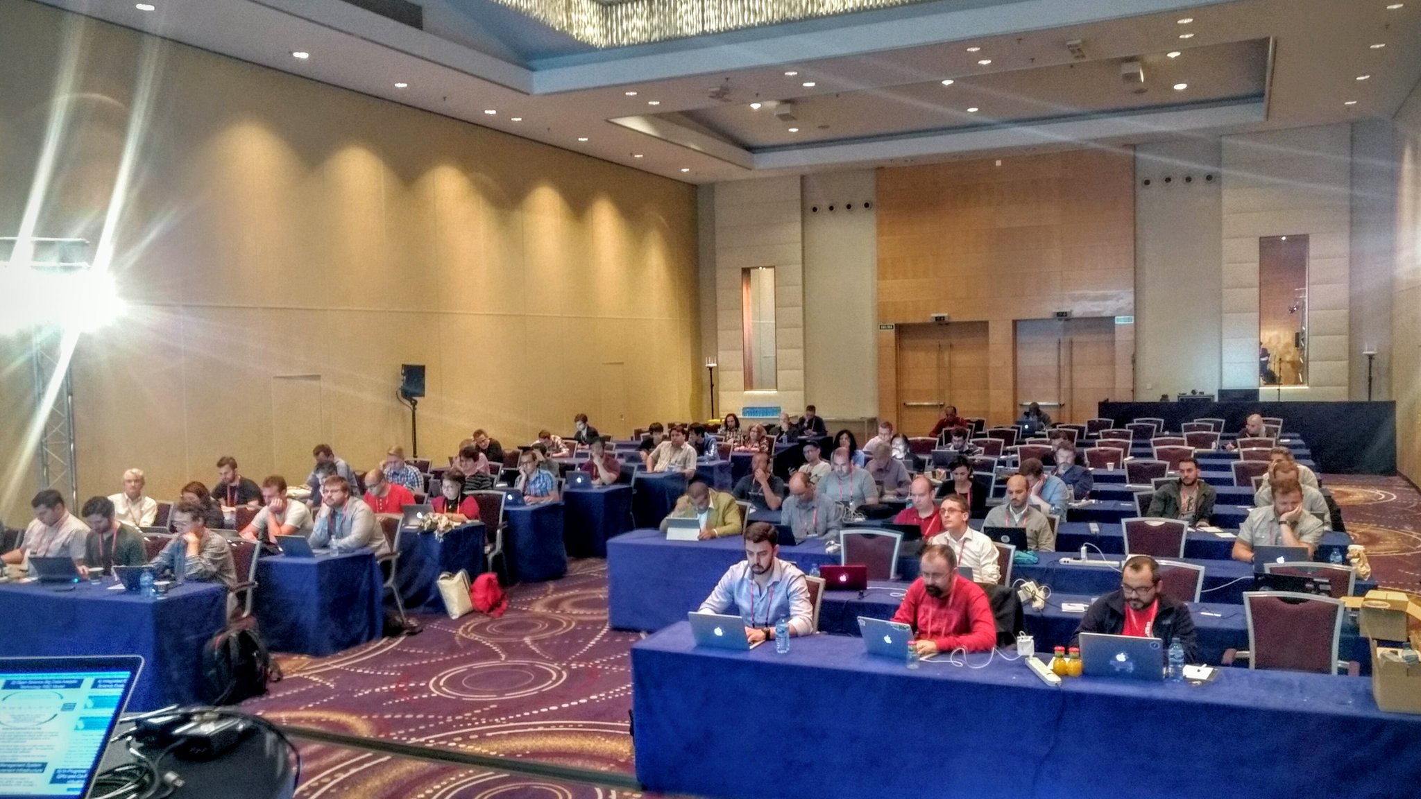 Attendees at the Scientific OpenStack BoF