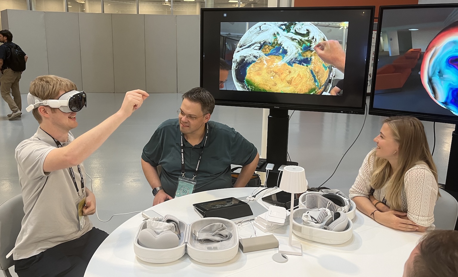 Exploring weather models in augmented reality