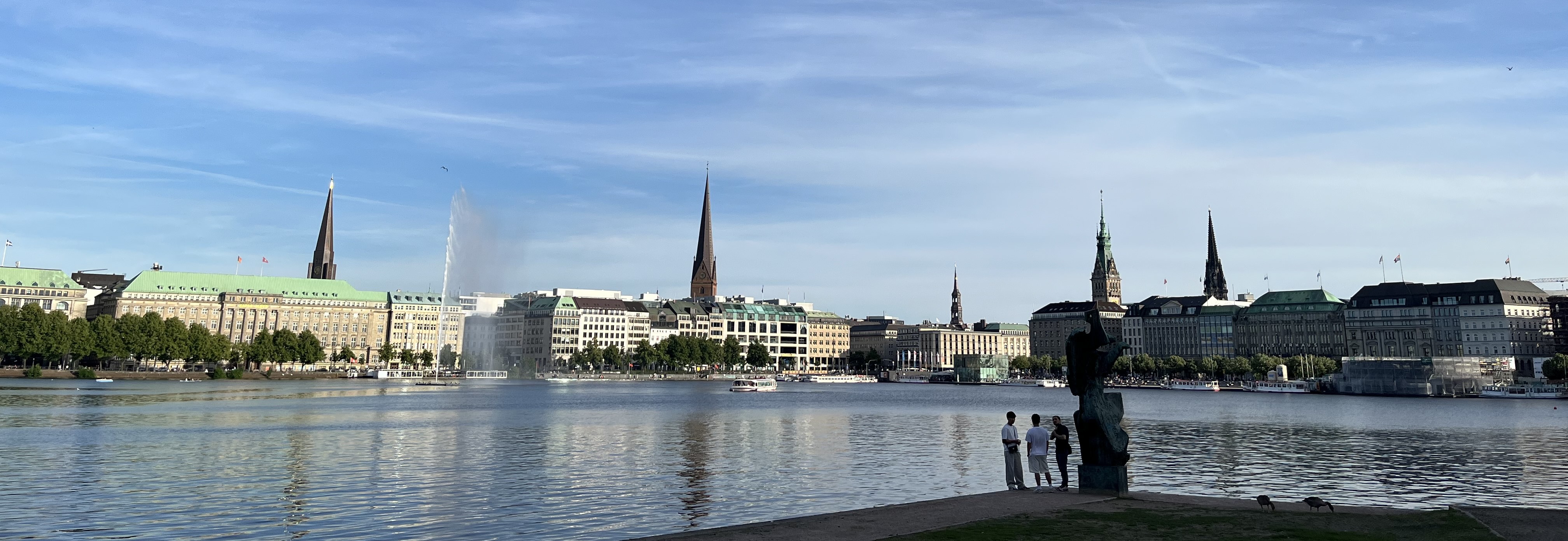 Hamburg city skyline