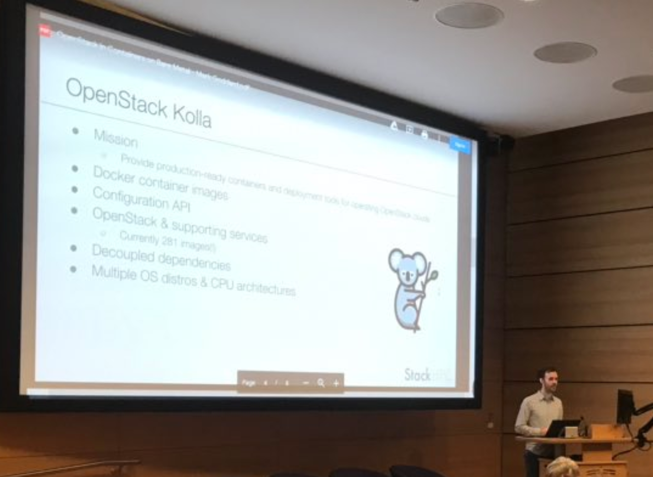 Mark Goddard at Cloud WG Workshop 2019