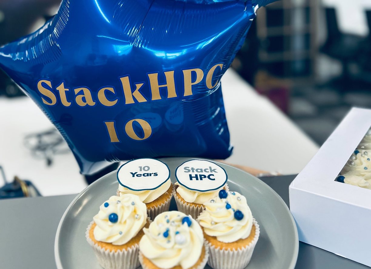 Birthday celebrations in the Bristol office.