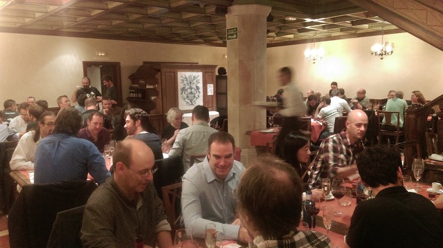 The ‘social infrastructure’ of the Scientific SIG at the OpenStack Summit Barcelona 2016.