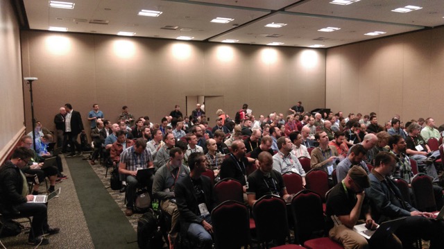 Scientific OpenStack BoF crowd