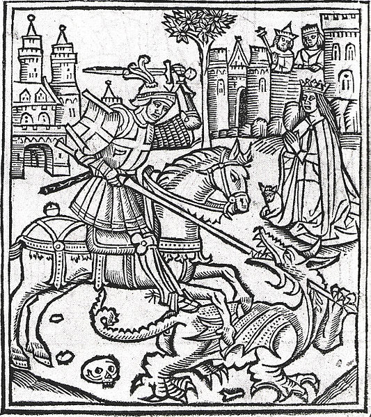 St George and the Dragon (Wikipedia, public domain)